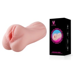 Masturbador masculino em formato de vagina,feito em cyberskin - YOUVIBE