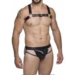 Jock Couro Detalhe Aberto Com Argolas Laterais - Sd Clothing