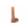 Pênis Ultra Realístico Com Escroto E Ventosa 18 X 4,4Cm Linha Real Dick - Sexy Fantasy