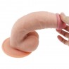 Pênis Suave 20x4,5 cm Leve Curvatura The Ultra Soft Dude - LOVETOY